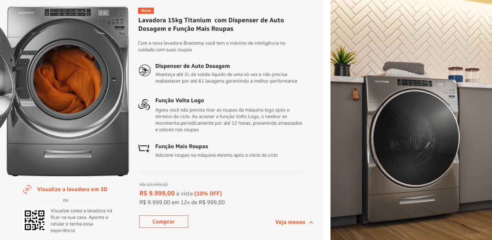 Banner expanded — product open