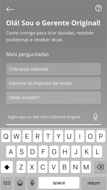 Wireframe — chat flow