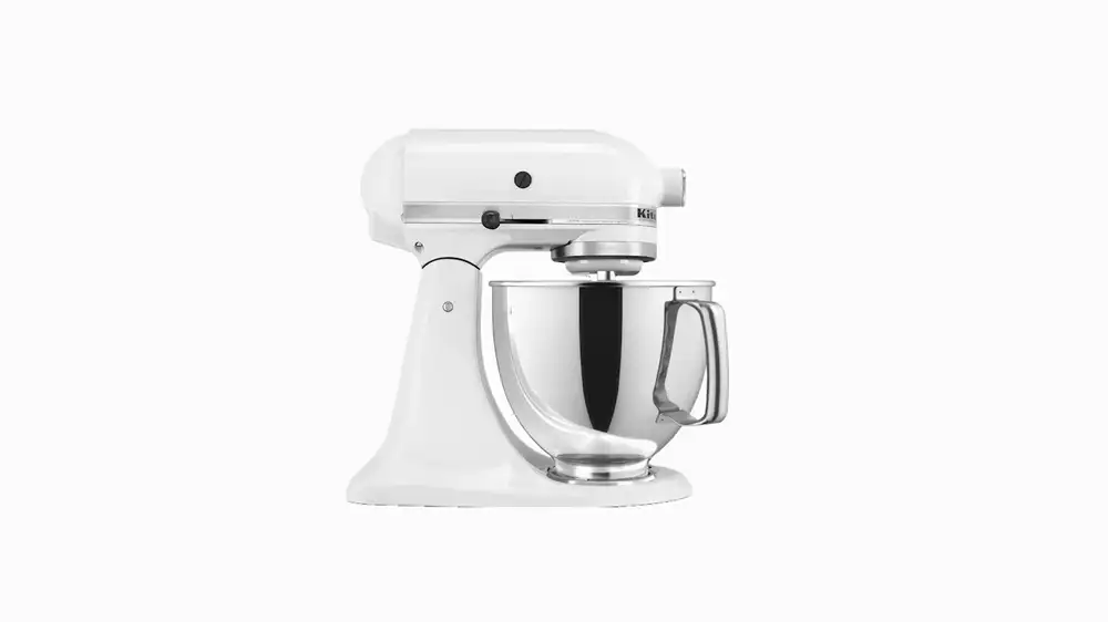 The Artisan Stand Mixer being covered in honey