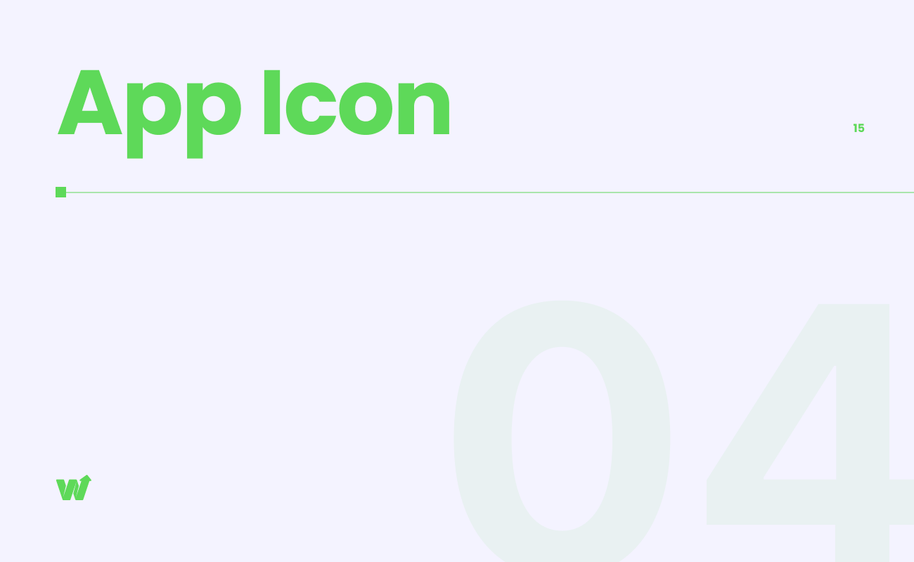 App icon — section introduction