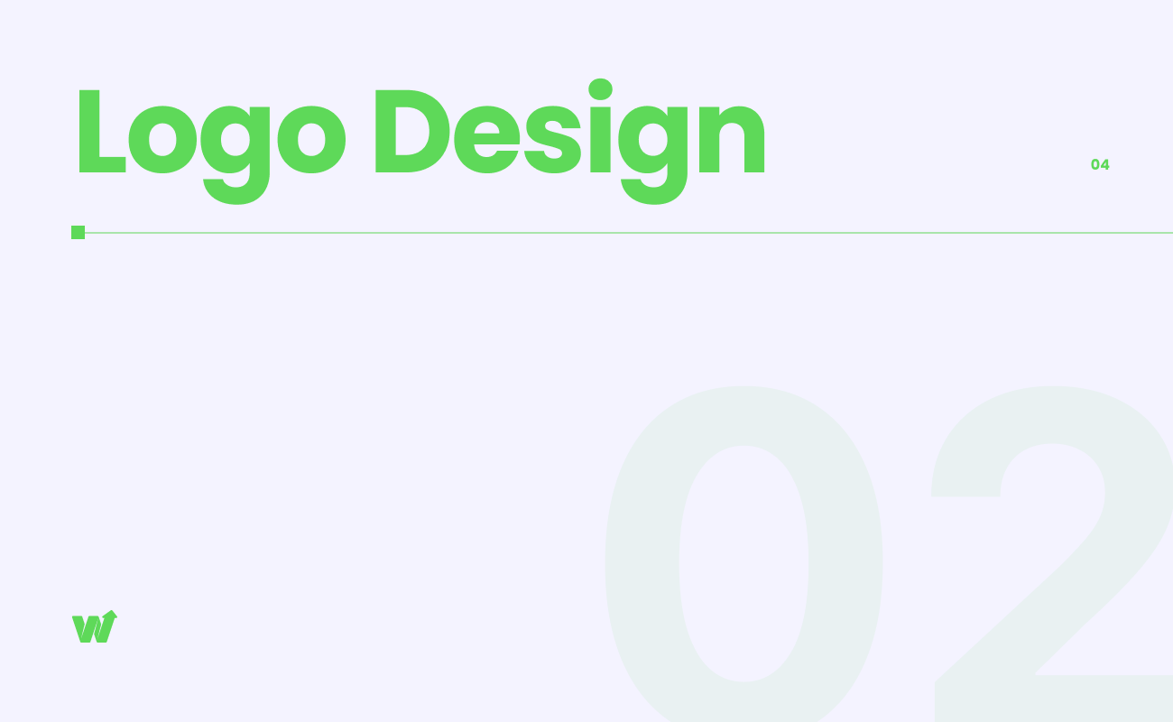 Logo design — section introduction